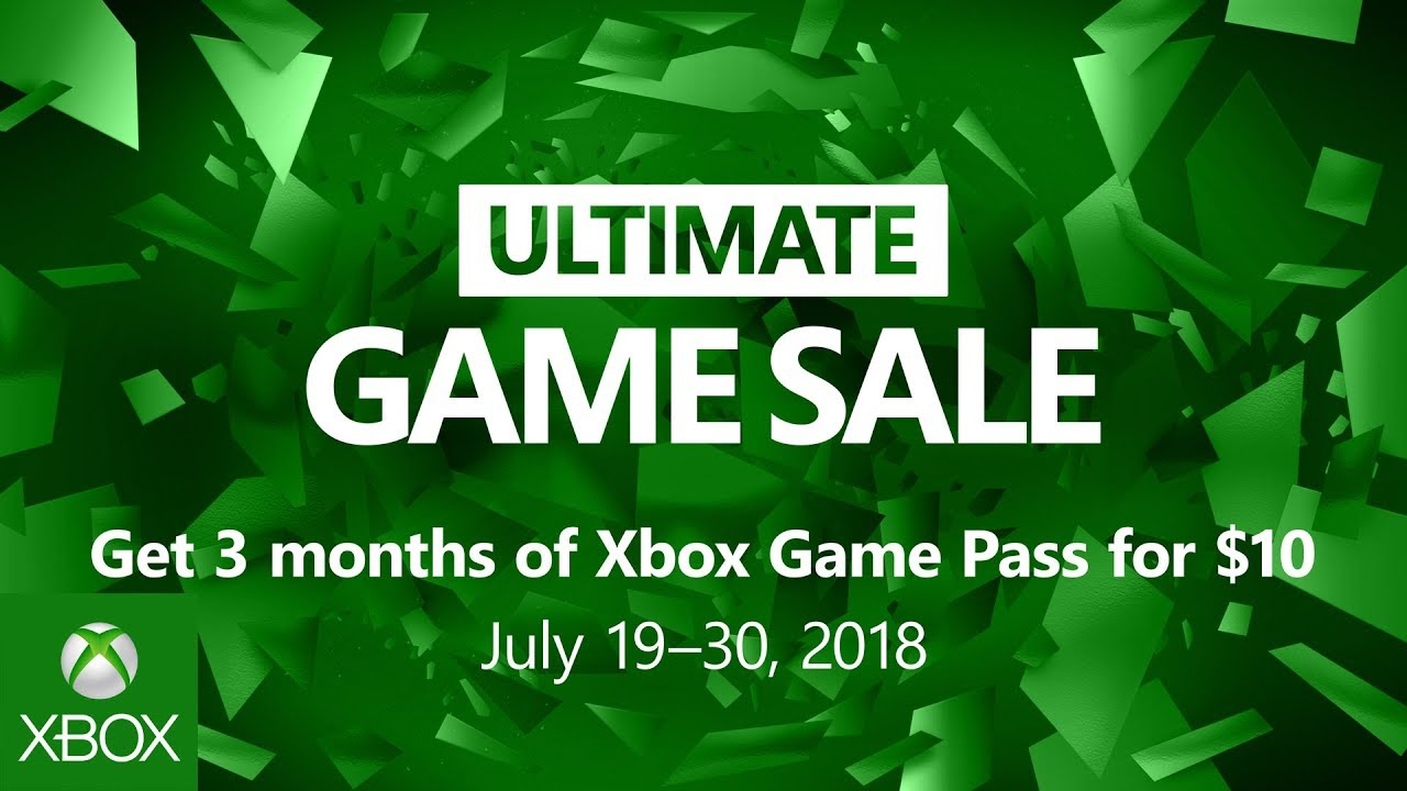 Xbox Ultimate Game Sale 2018