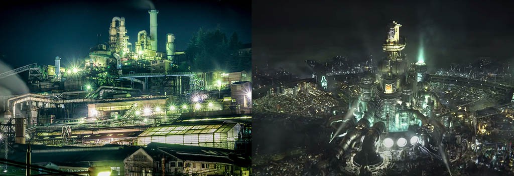 Γιαπωνέζα Final Fantasy fan ανακάλυψε εργοστάσιο στην Ιαπωνία που είναι ολόιδιο με το Midgar από το FF7