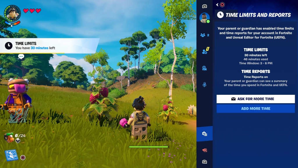 Το Fortnite επιτρέπει στους γονείς να βάζουν όριο στον χρόνο που παίζουν τα παιδιά Το Fortnite επιτρέπει στους γονείς να βάζουν όριο στον χρόνο που παίζουν τα παιδιά