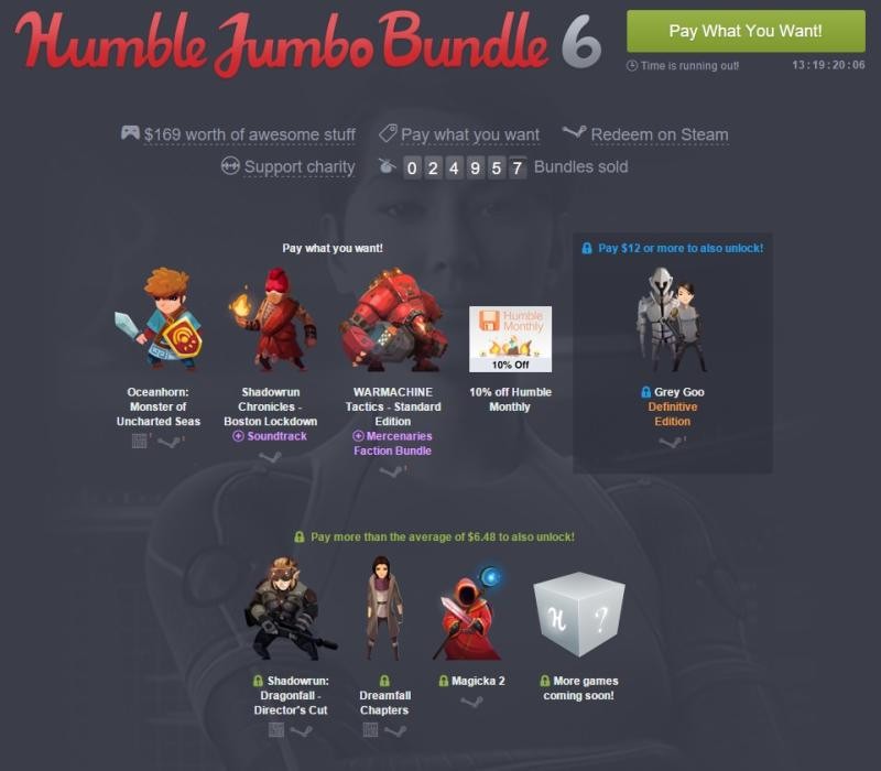 Προσφορές Humble Bundle: Dreamfall Chapters, Magicka 2, Shadowrun κ.α.