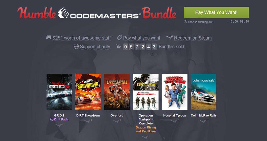 Προσφορές Humble Bundle: Codemasters