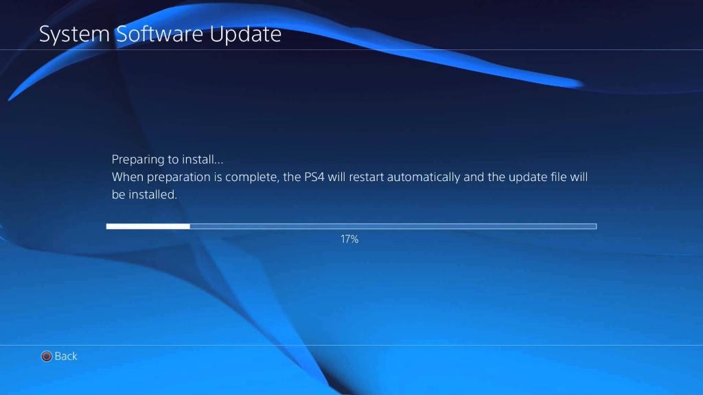 PS4 Firmware update v6.51