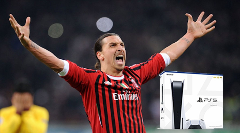 O Zlatan Ibrahimovic δώρισε από ένα PS5 στους συμπαίκτες του στην AC Milan