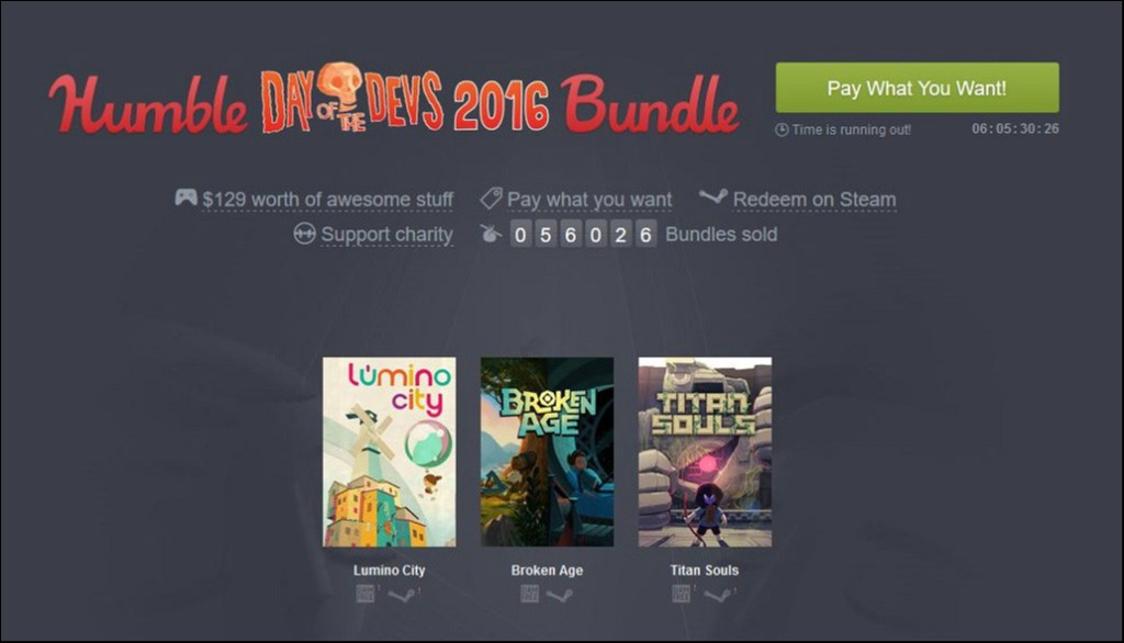Humble Day of the Devs 2016 Bundle