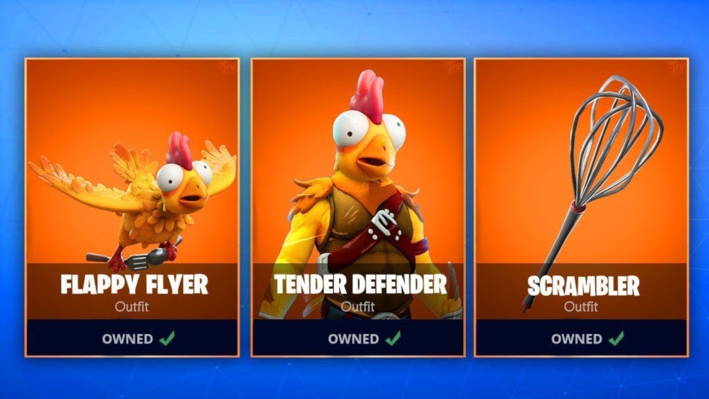 Fortnite Skin που μοιάζει με κότα