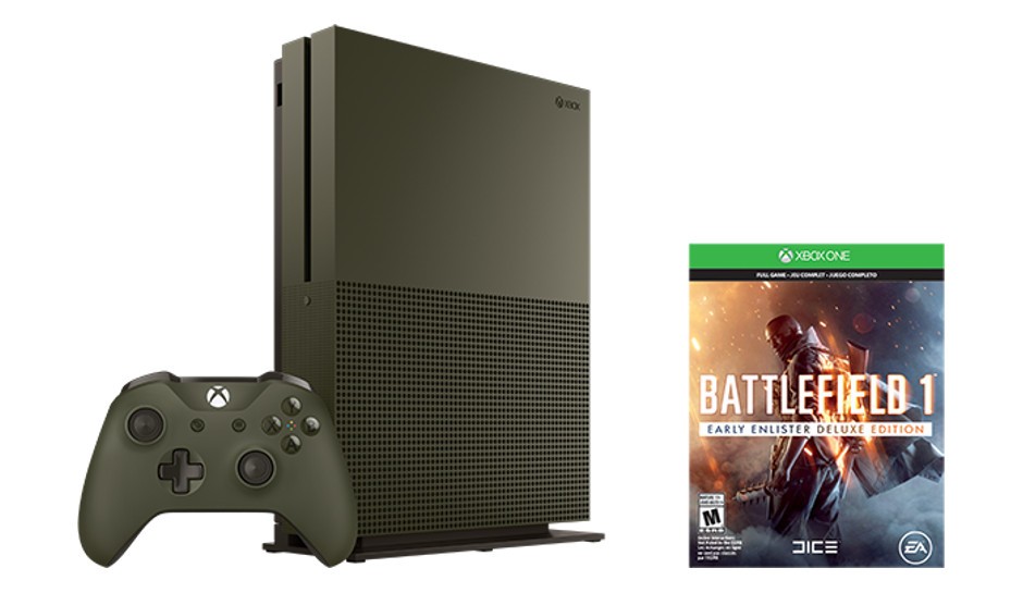 Xbox One S Battlefield 1 bundles