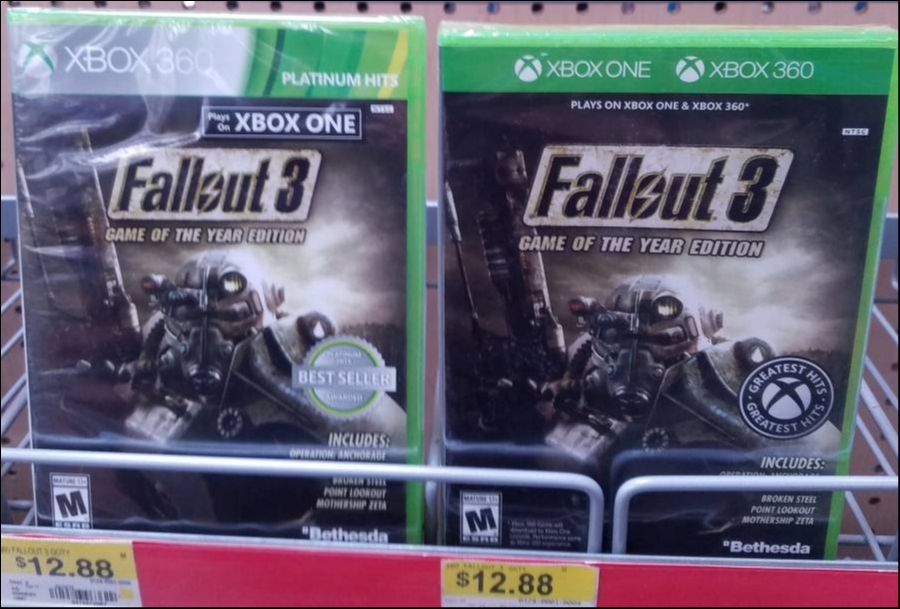 Xbox 360 games επανεκτυπώνονται σε retail για το Xbox One