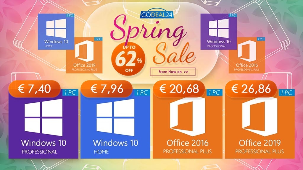 Ανοιξιάτικες εκπτώσεις σε Windows και Office Ανοιξιάτικες εκπτώσεις σε Windows και Office