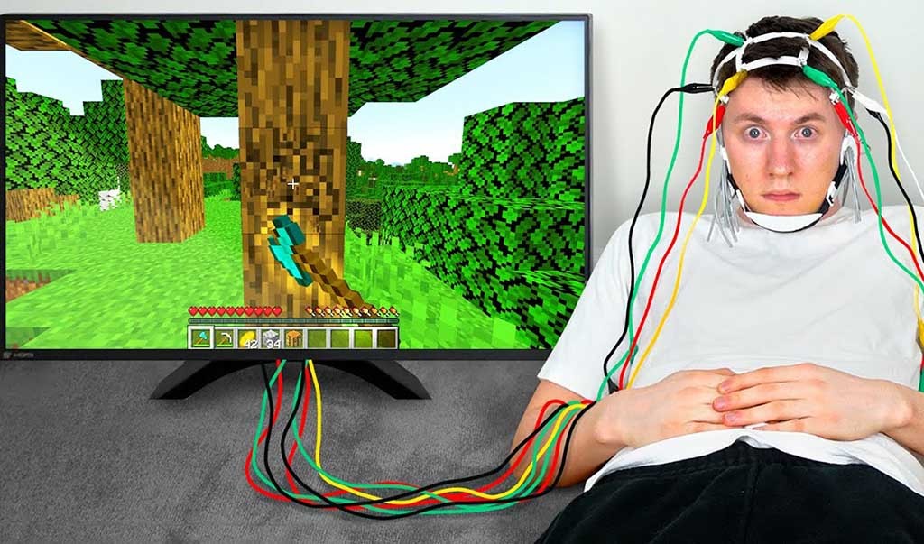 Ο YouTuber Dom τερμάτισε το Minecraft...με τον εγκέφαλό του! Ο YouTuber Dom τερμάτισε το Minecraft...με τον εγκέφαλό του!