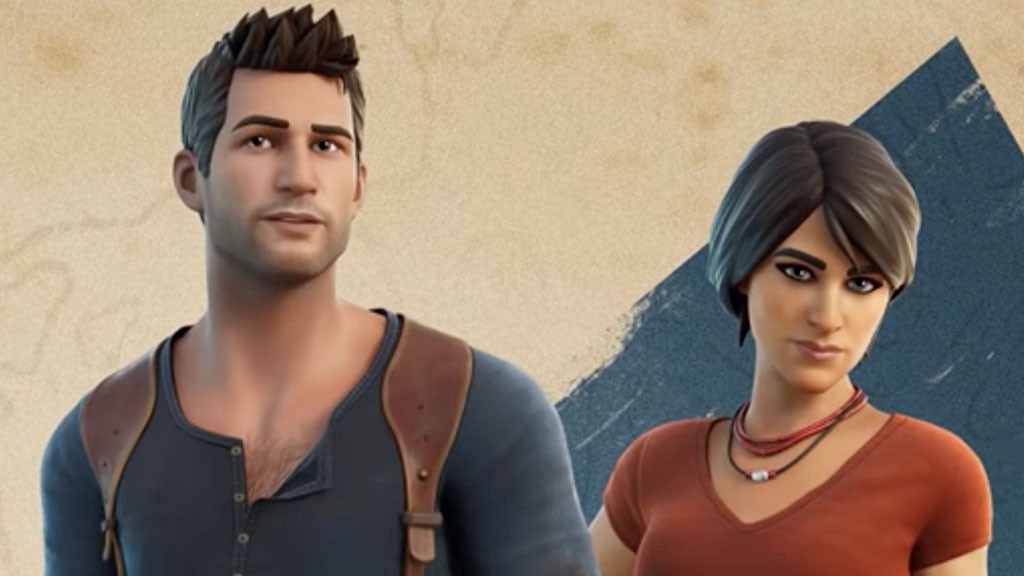 Οι Nathan Drake και Chloe Frazer του Uncharted στο Fortnite Οι Nathan Drake και Chloe Frazer του Uncharted στο Fortnite