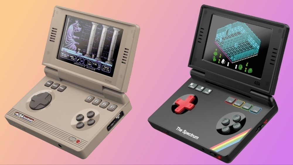 Spectrum και Commodore64 gaming handhelds