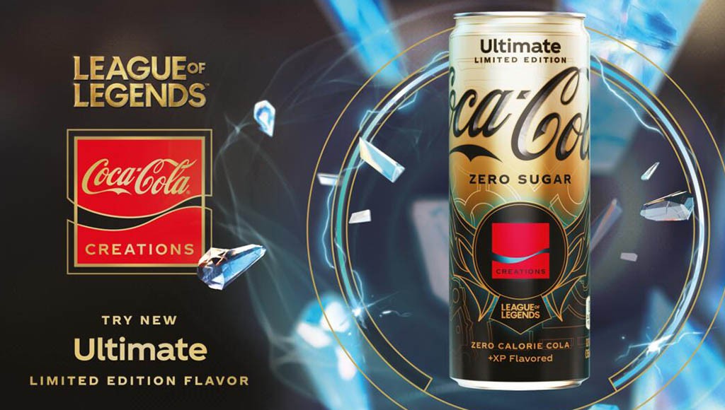 Coca-Cola League of Legends "με γεύση XP" Coca-Cola League of Legends "με γεύση XP"