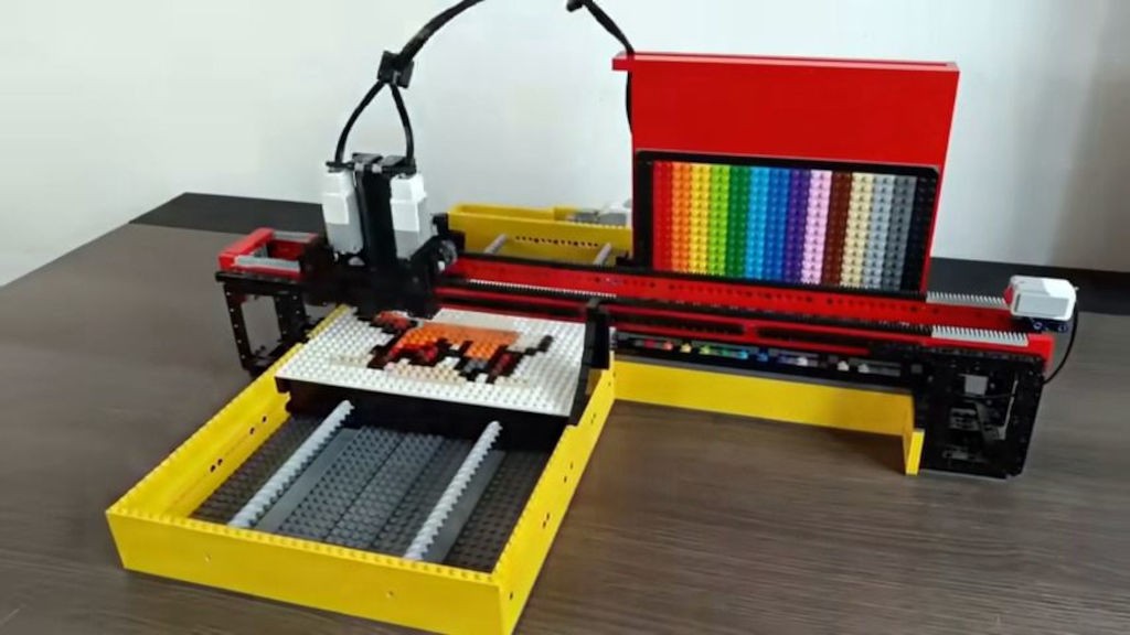 Generative AI-powered LEGO «printer» μετατρέπει prompts σε LEGO pixel art