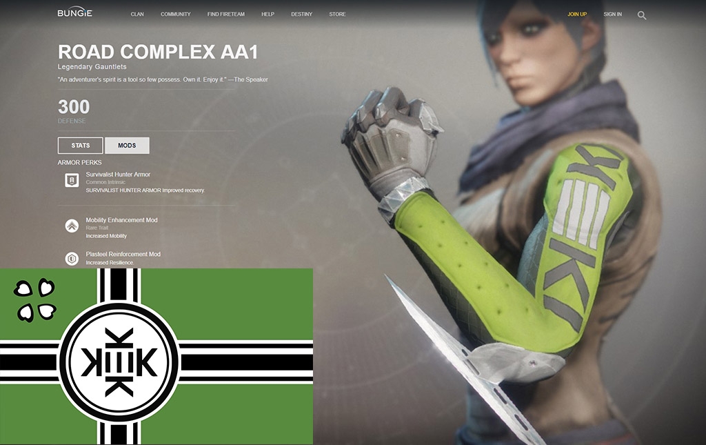 Σύμβολα που παραπέμπουν σε ναζιστικά σε armor του Destiny 2 Σύμβολα που παραπέμπουν σε ναζιστικά σε armor του Destiny 2