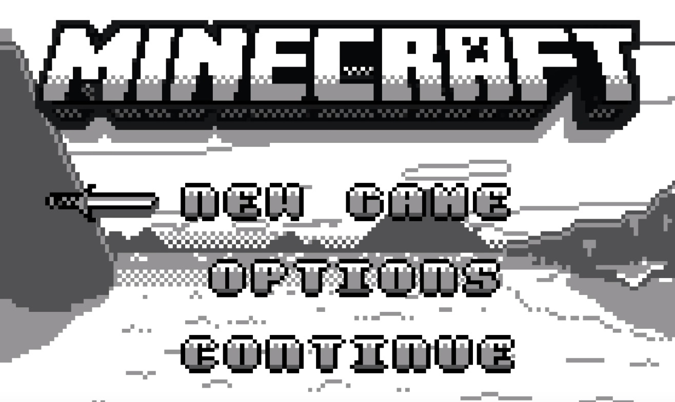Αν το Minecraft υπήρχε το 1992 σε Game Boy