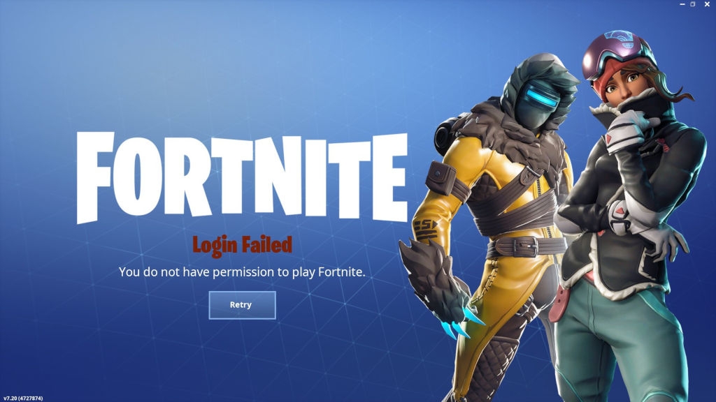 Οι servers του Fortnite αντιμετωπίζουν πρόβλημα.