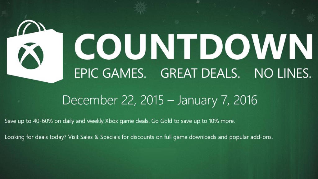 Xbox Countdown Sale