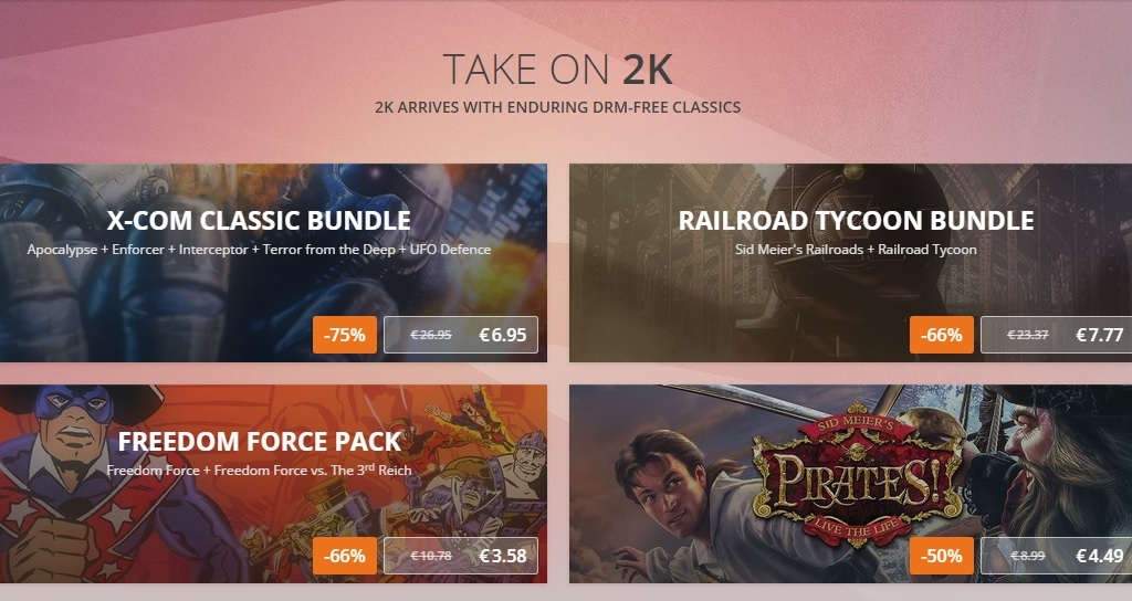Εκπτώσεις σε κλασικά 2K games