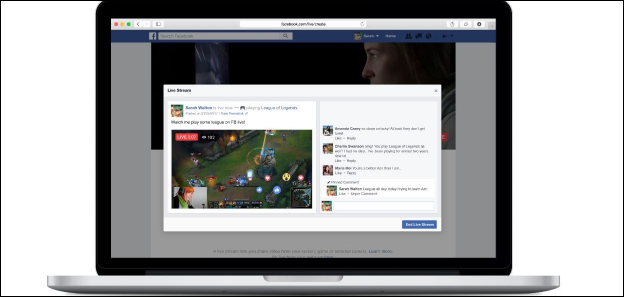 Facebook Game Livestreaming Facebook Game Livestreaming