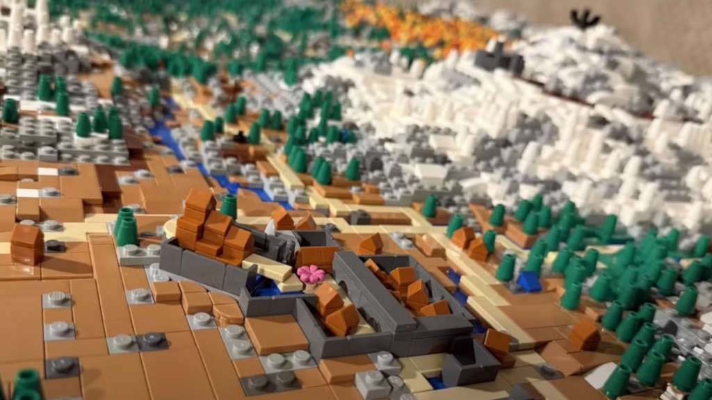 Ένας YouTuber έφτιαξε το Skyrim map με 73.761 τουβλάκια Lego