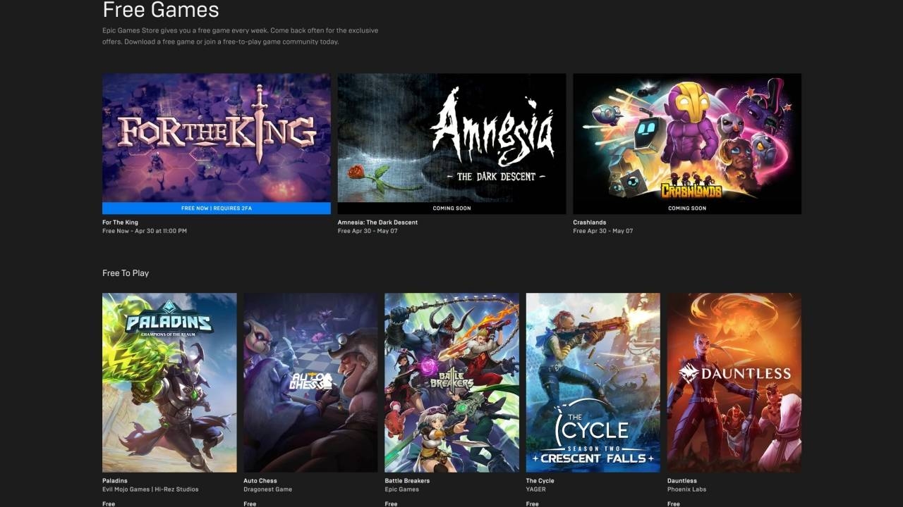 Το Epic Games Store έφτασε 160 εκατομμύρια χρήστες και είχε πέρυσι 750 εκατομμύρια downloads