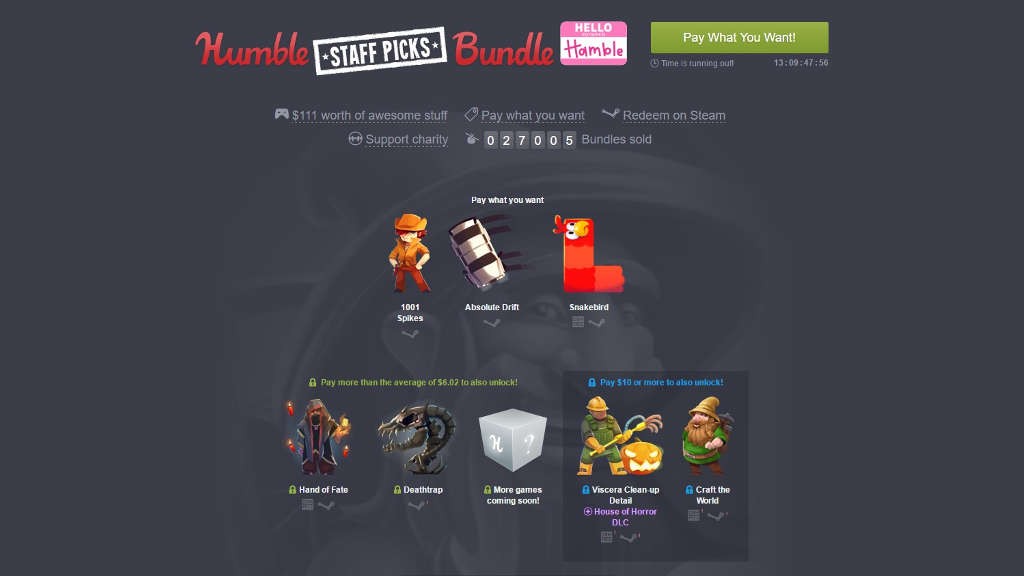 Προσφορές Humble Staff Picks Bundle: Hamble