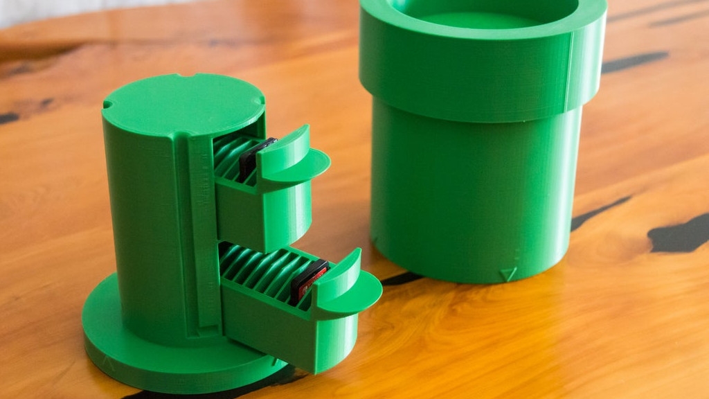 Fan της Nintendo φτιάχνει θήκες για τα παιχνίδια του Switch που θυμίζουν τους σωλήνες από τα Super Mario