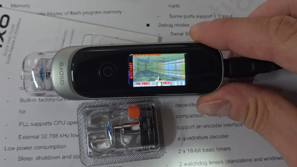 Το DOOM τρέχει και σε ηλεκτρονικό τσιγάρο!