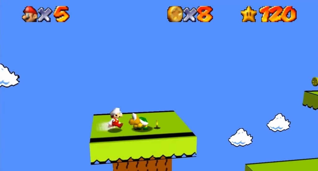 Συνδυασμός Super Mario Bros και Super Mario 64 Συνδυασμός Super Mario Bros και Super Mario 64