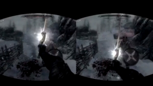 Skyrim με γυαλιά Oculus Rift