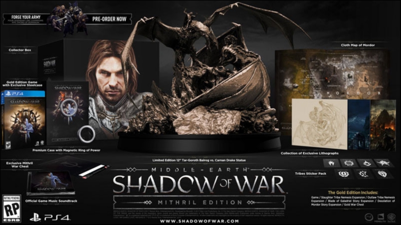 Middle-Earth: Shadow of War Mithril Collector's Edition Middle-Earth: Shadow of War Mithril Collector's Edition