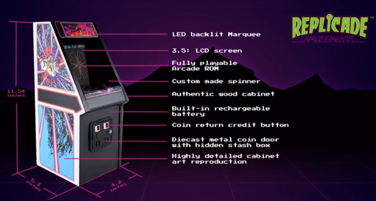 Mini Arcade RepliCade X Tempest