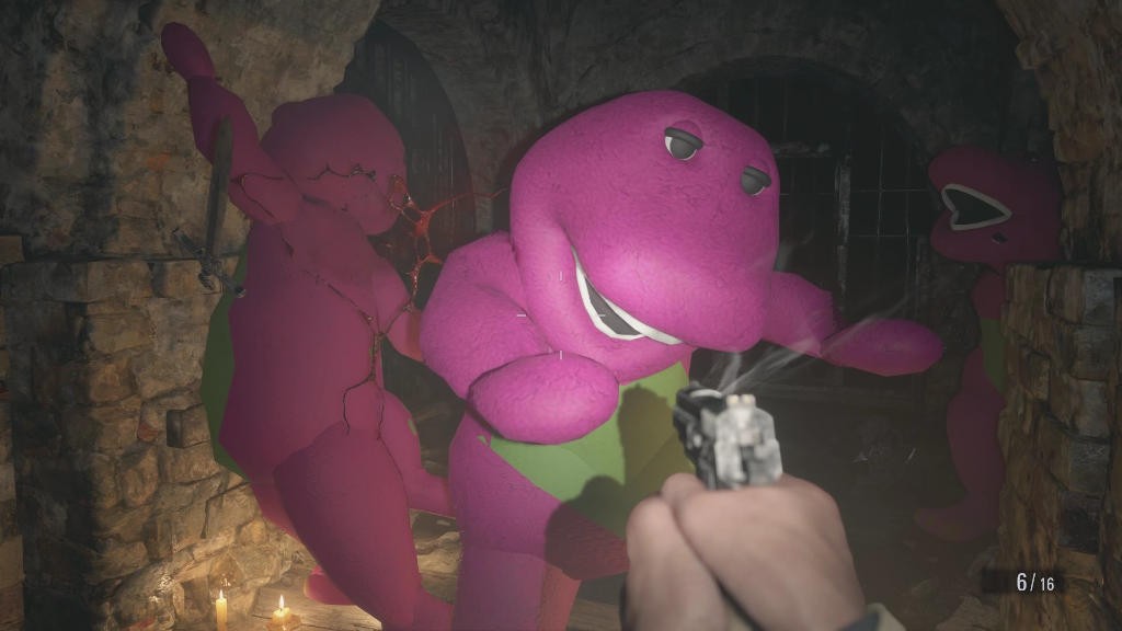 Mod στο Resident Evil Village αντικαθιστά τους εχθρούς με τον Barney the Dinosaur
