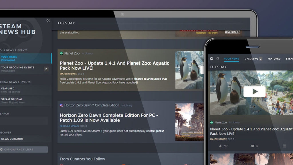 To Steam News Hub είναι διαθέσιμο για όλους To Steam News Hub είναι διαθέσιμο για όλους
