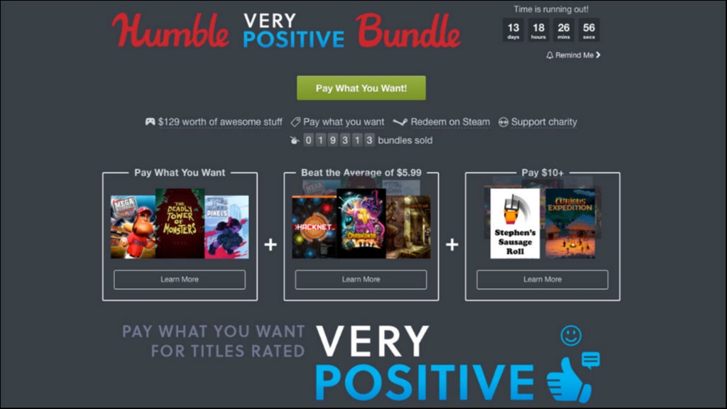 Humble Very Positive Bundle