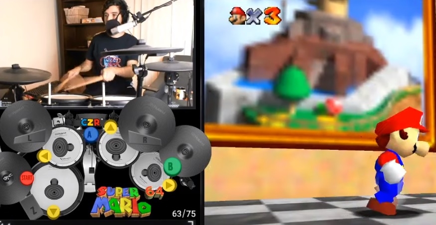 Speedrunner κάνει ρεκόρ σε Super Mario 64 και Zelda παίζοντας με ντραμς Speedrunner κάνει ρεκόρ σε Super Mario 64 και Zelda παίζοντας με ντραμς