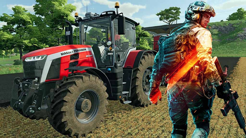 Το Farming Simulator 22 έχει διπλάσιους παίκτες στο Steam από το Battlefield 2042