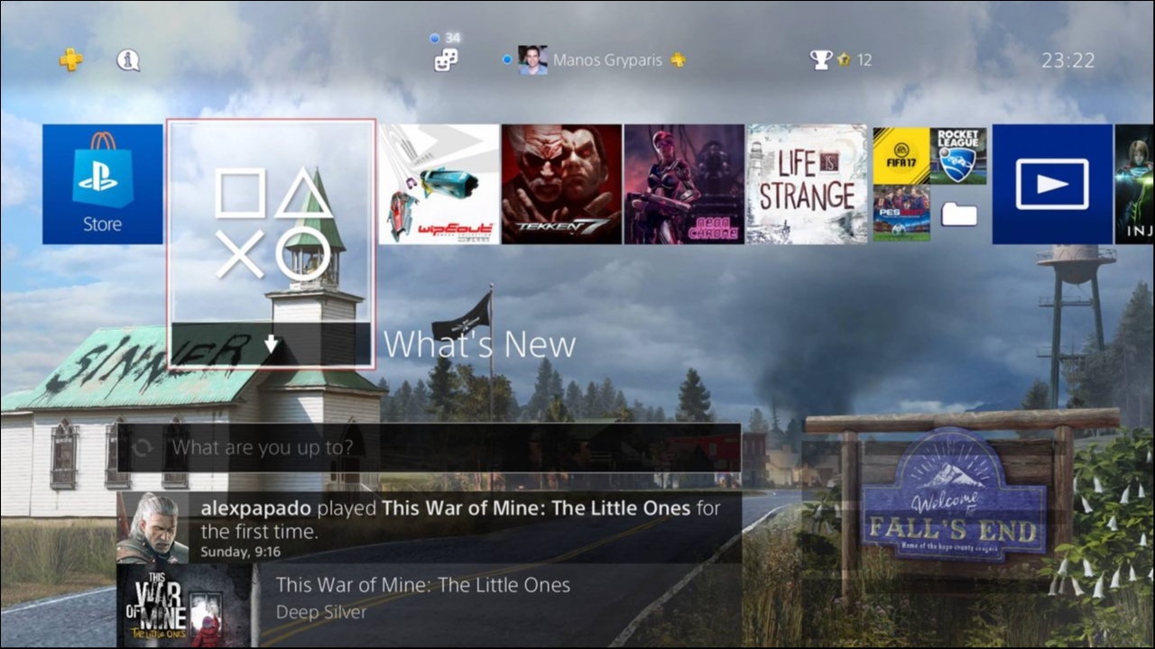 Far Cry 5 PS4 Dynamic theme