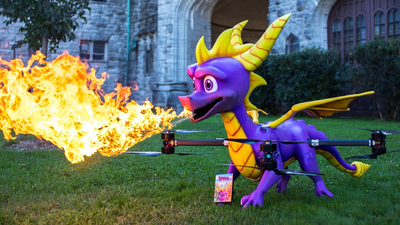 Drone με την μορφή του Spyro διασχίζει τις ΗΠΑ