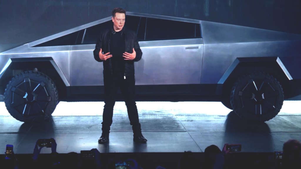 Ο Elon Musk παρουσίασε το Tesla Cybertruck που θυμίζει εποχές PS1