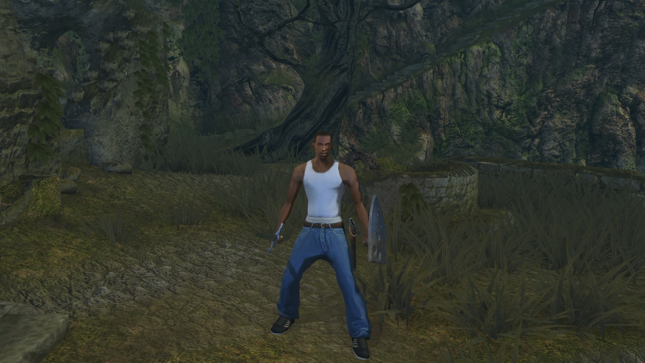 Παίξτε Dark Souls ως CJ από το San Andreas
