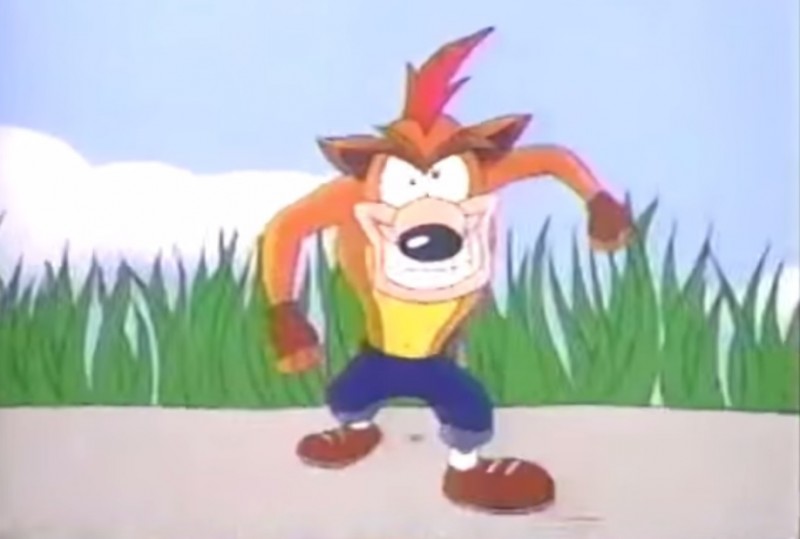 Καρτούν Crash Bandicoot