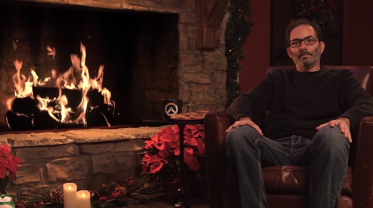 Overwatch Yule Log: Ο Jeff Kaplan της Blizzard για 8 ώρες ακίνητος στο τζάκι