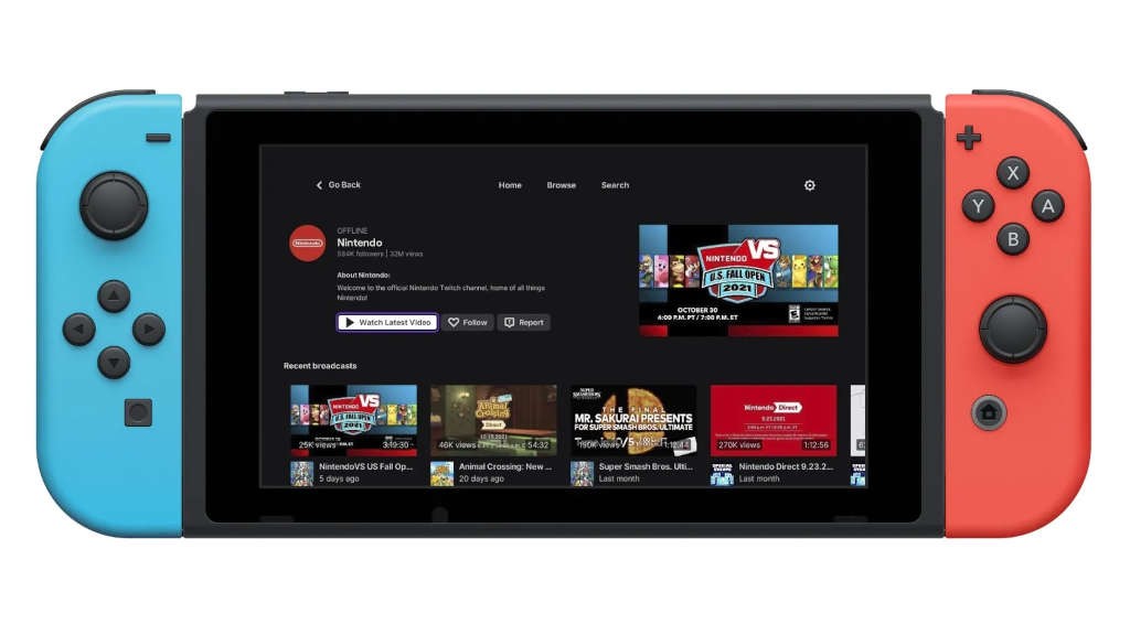 Η Nintendo σταματάει την υποστήριξη του Twitch app στο Switch Η Nintendo σταματάει την υποστήριξη του Twitch app στο Switch