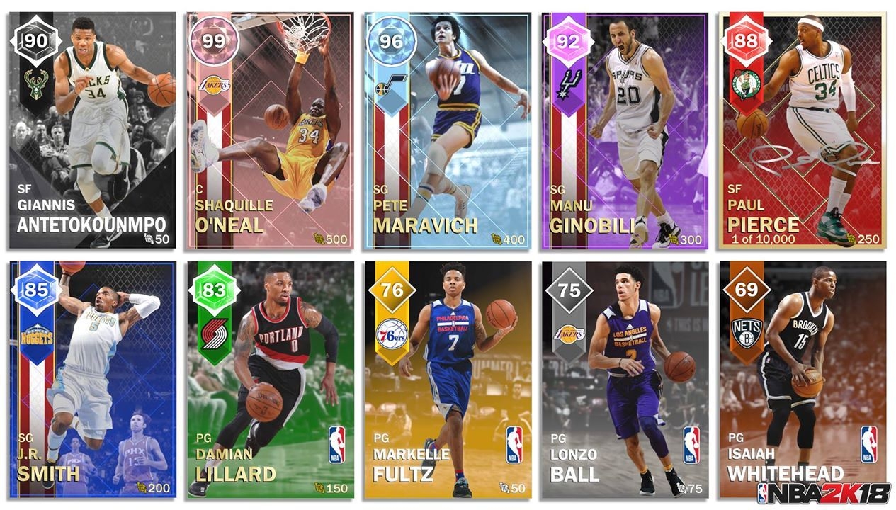 NBA 2K18 MyTeam mode & soundtrack