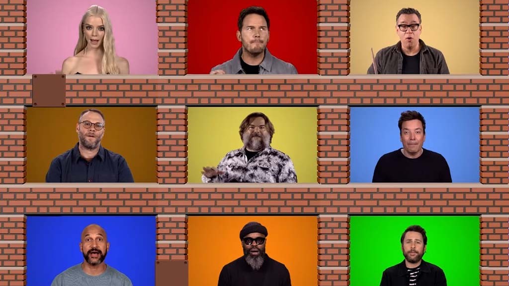 Οι ηθοποιοί της ταινίας Super Mario Bros. τραγουδούν το Super Mario Bros. theme song