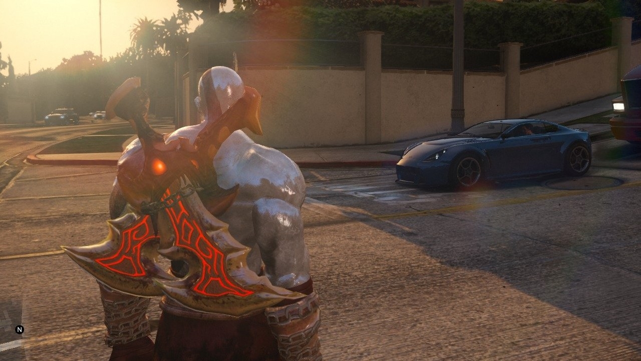 God of War mod στο Grand Theft Auto V