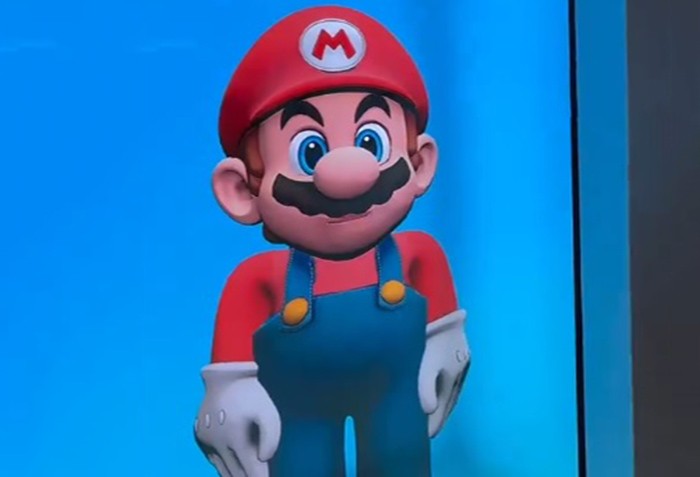 Creepy AI Super Mario στη CES 2024 Creepy AI Super Mario στη CES 2024