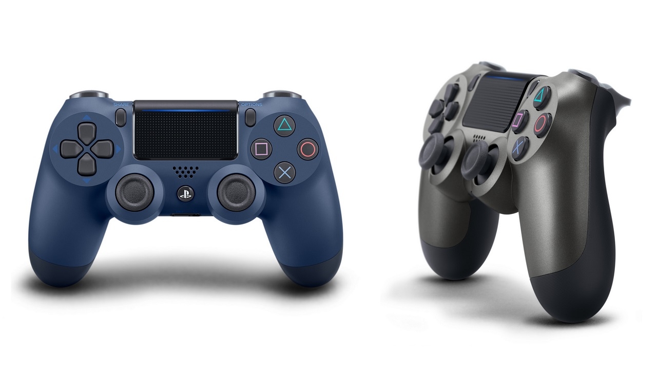 Midnight Blue και Steel Black DualShock 4