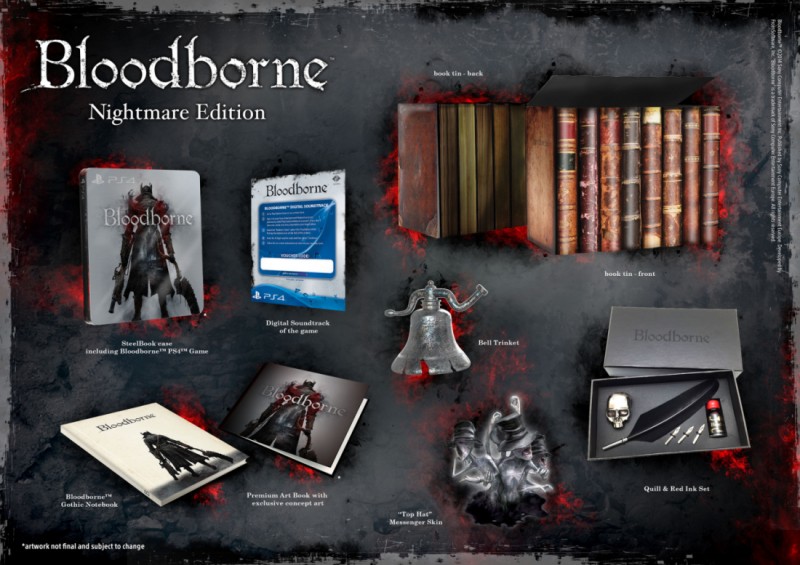 Bloodborne: Limited, Collector's και Nightmare Editions Bloodborne: Limited, Collector's και Nightmare Editions